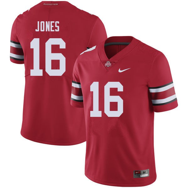 Ohio State Buckeyes #16 Keandre Jones Men Stitch Jersey Red